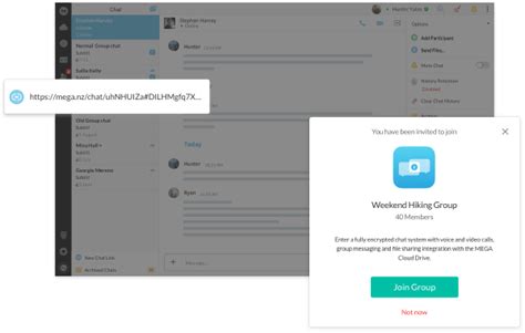 MEGA Chat: Private Messaging and Video Calling.